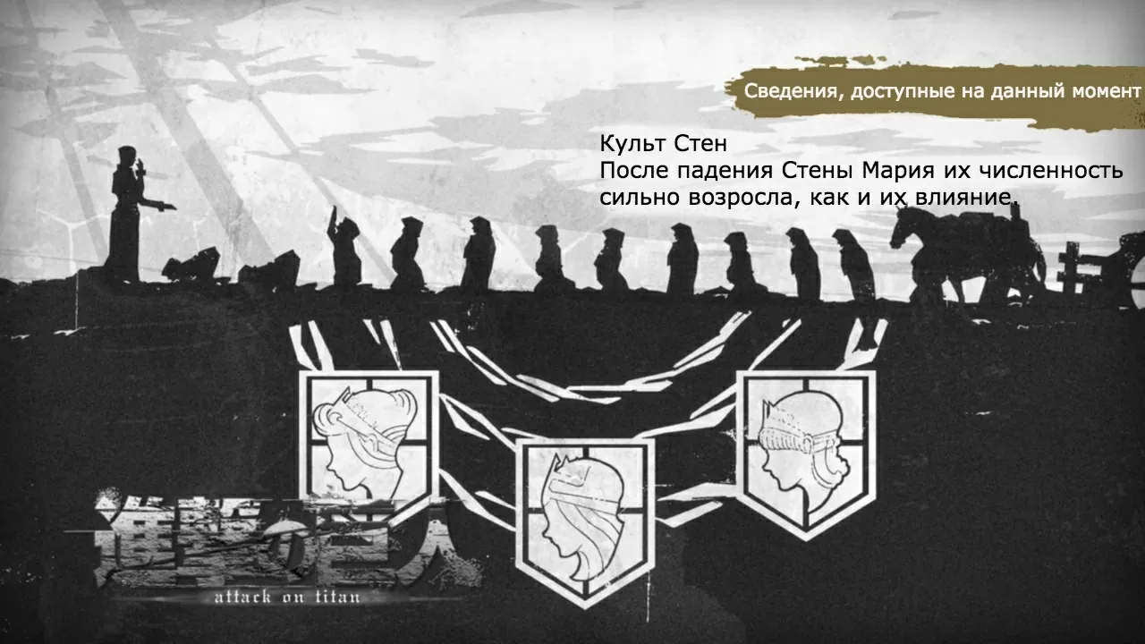 Атака Титанов Лор к 1 сезону 15 серииОтряд специального назначения: Подготовка к контратаке, часть 2