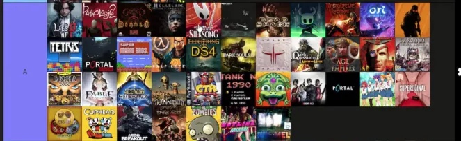 Тир лист игр Папича: ранг А